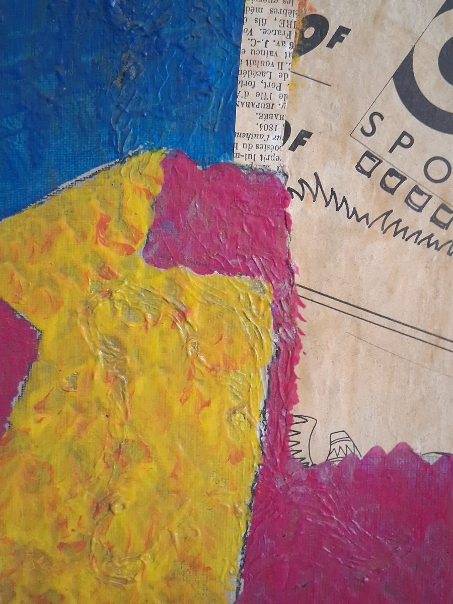 Greta SAUER (1909-2000) composition abstraite technique mixte-photo-1