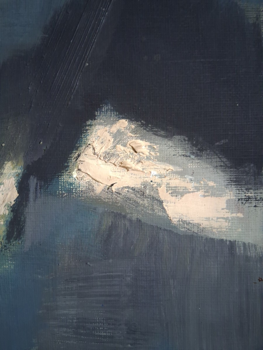 Rico Blass (1908-2002) Abstract Composition Oil On Panel-photo-4