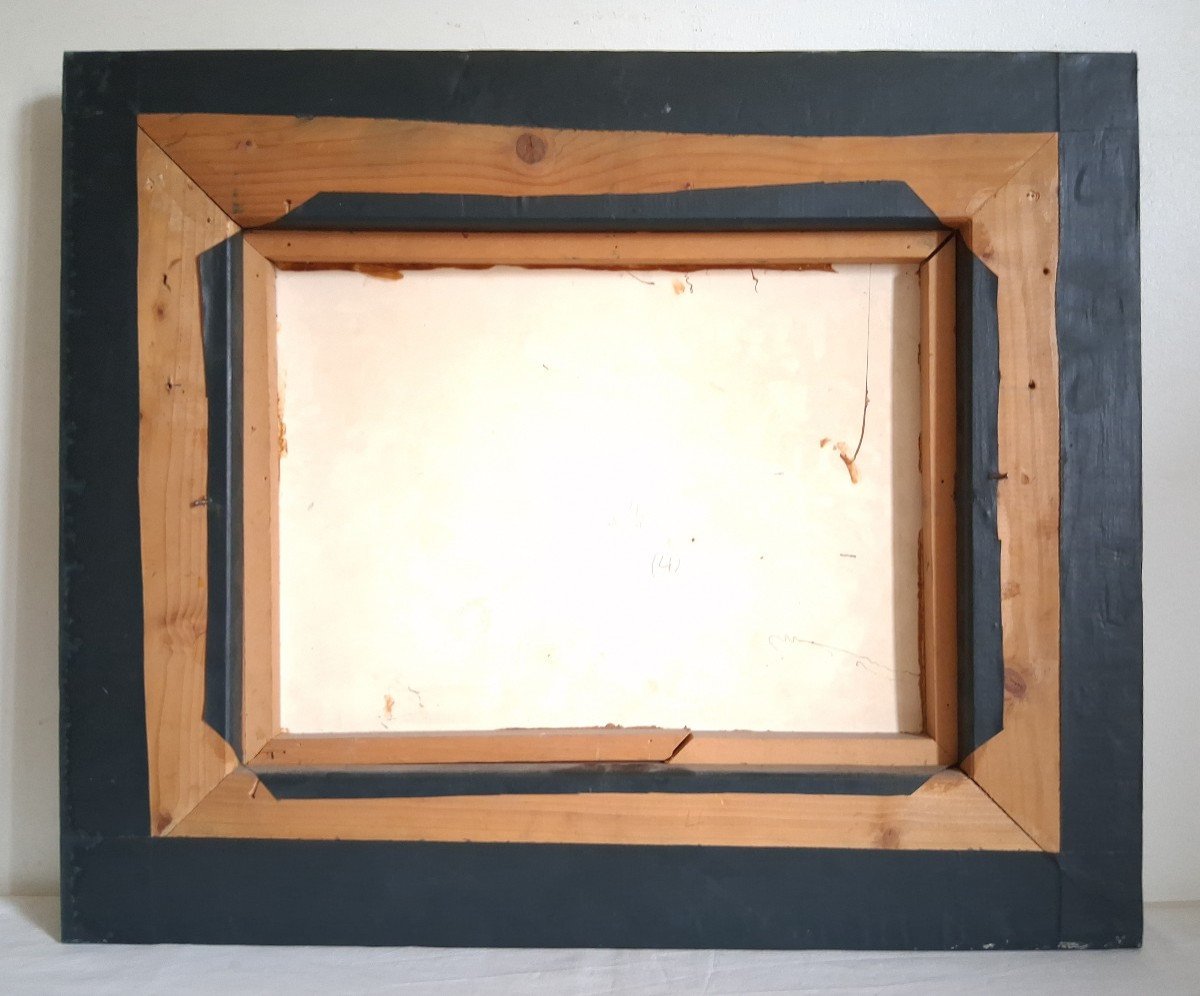 Rico Blass (1908-2002) Abstract Composition Oil On Panel-photo-7