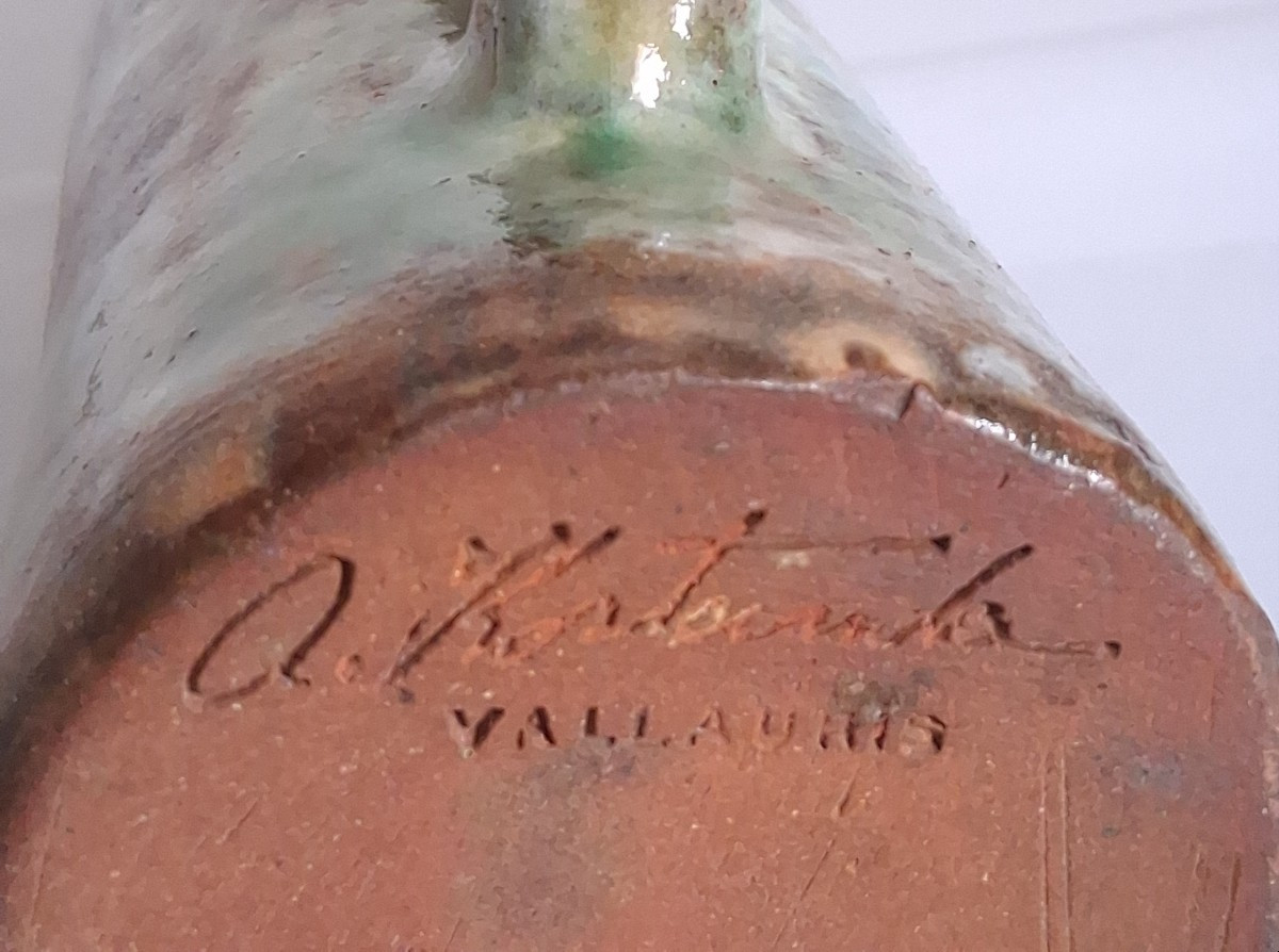 Alexandre KOSTANDA (1921-2007) vase pichet en céramique-photo-3