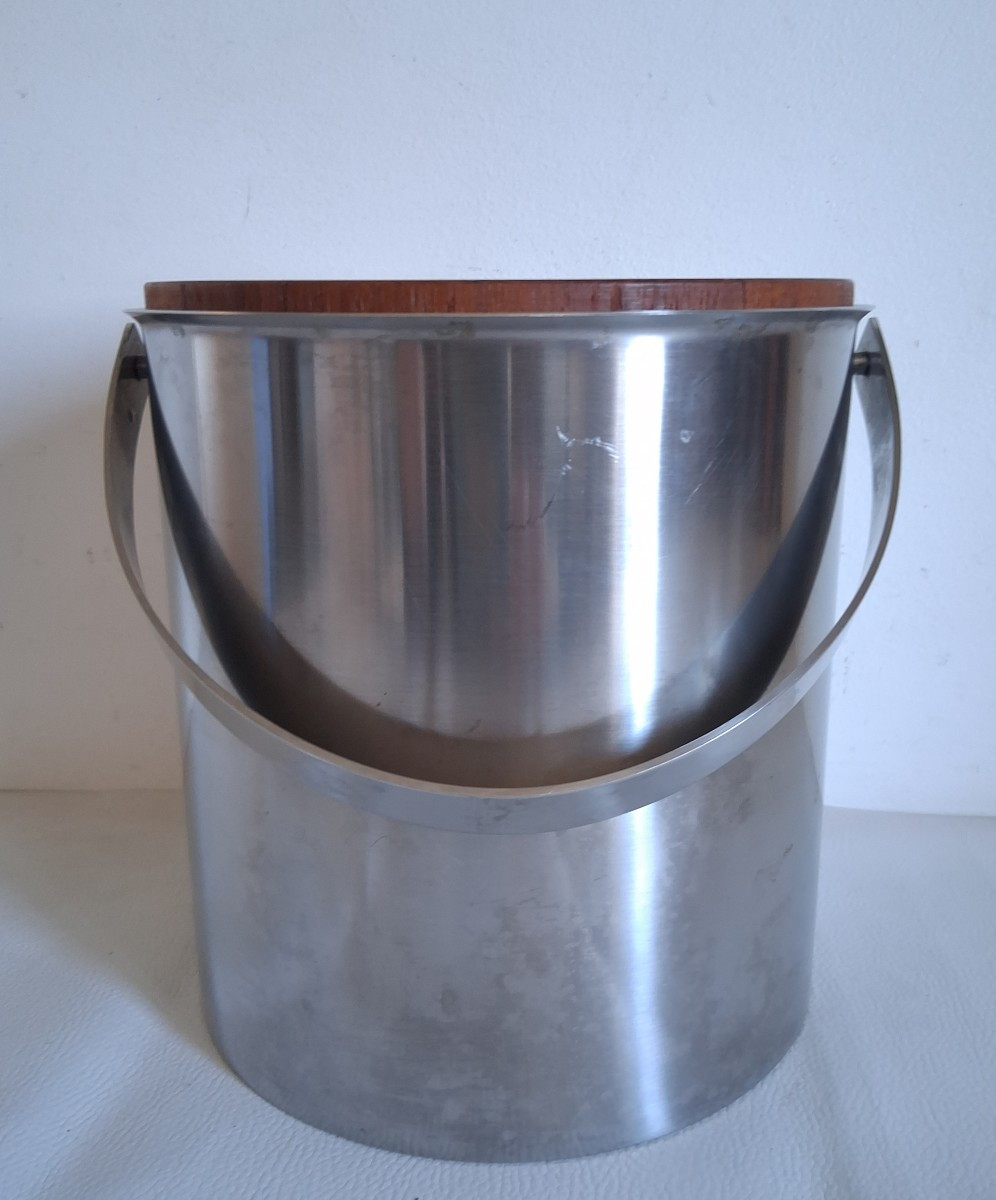 Seau à champagne / glaçons Arne JACOBSEN pour STELTON Danemark 1960 / 1970 design-photo-1