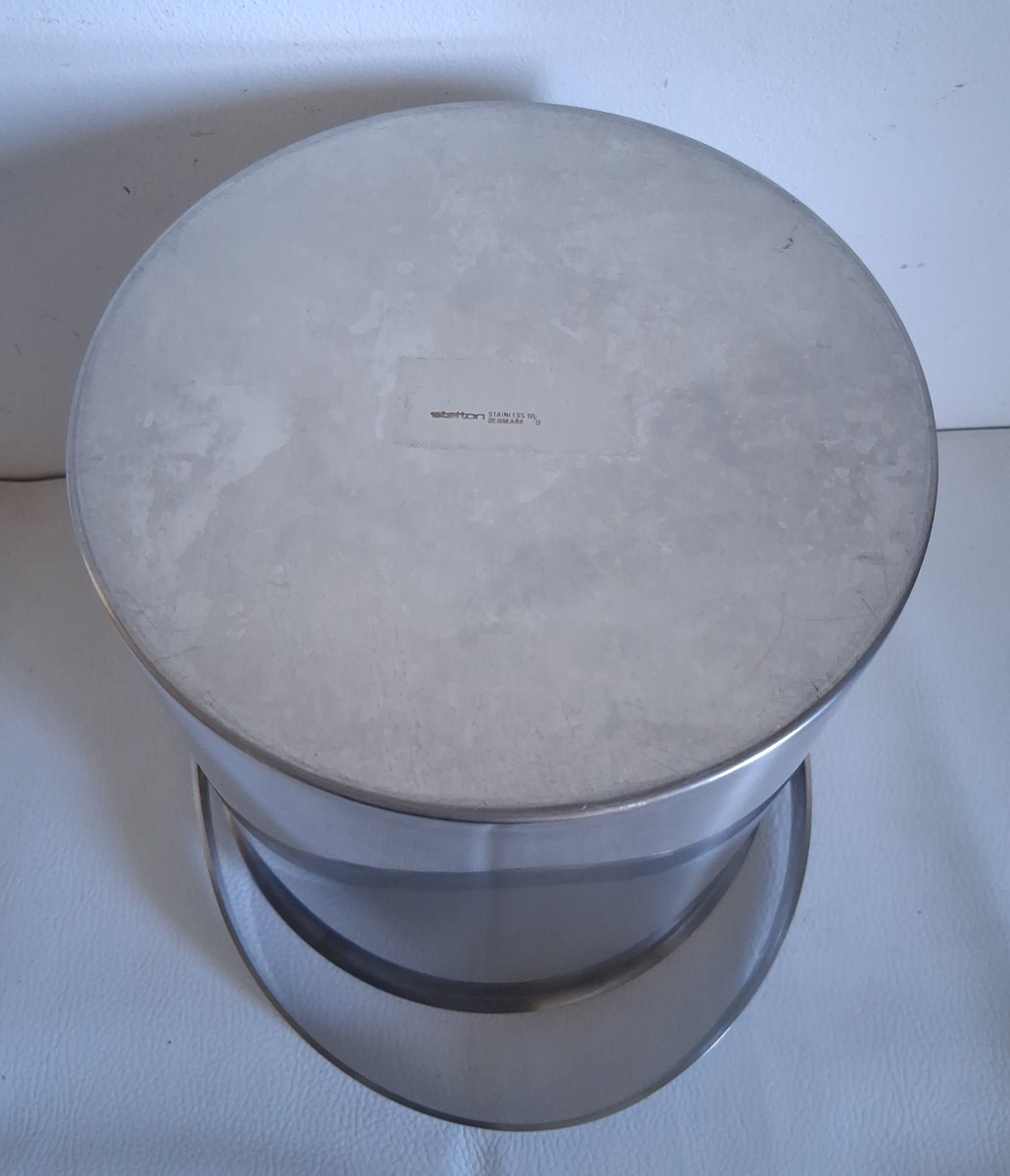 Seau à champagne / glaçons Arne JACOBSEN pour STELTON Danemark 1960 / 1970 design-photo-4