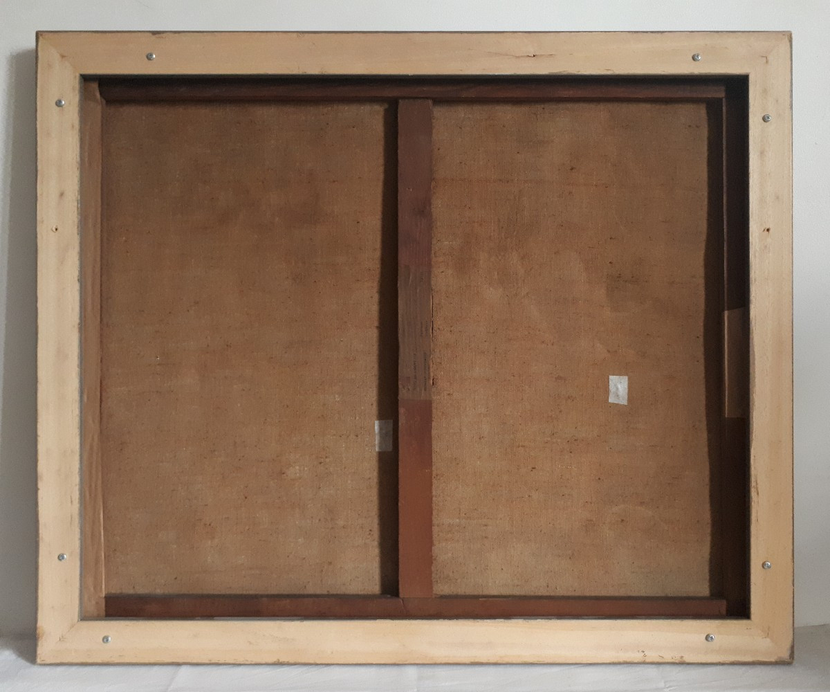 Maurice Journaux Oil On Canvas Still Life With Gladioli First Half Of The 20th Century-photo-7