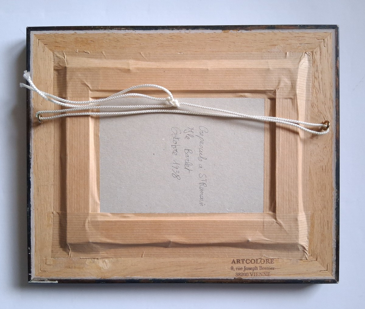 Hippolyte Lety (1878-1959) Twilight At Saint Romain, Barlet Island, Vienne, 1938, Oil On Panel-photo-3