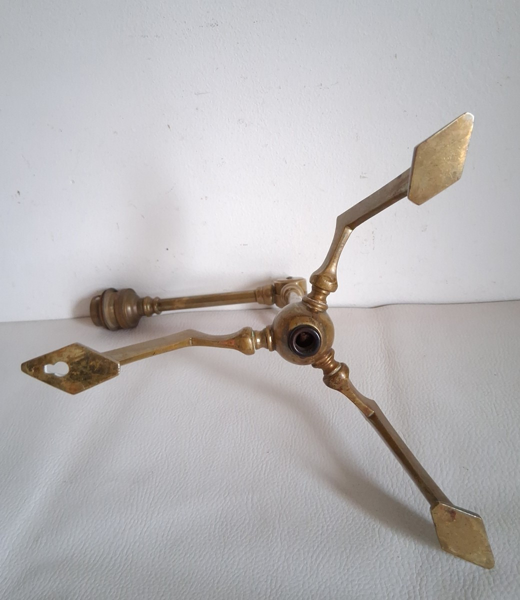 William Arthur Smith BENSON pied de lampe en bronze 1900 Arts and Craft-photo-3