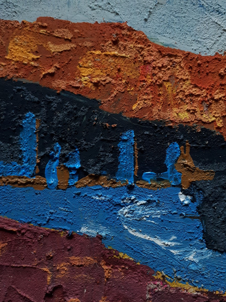 Carl Walter LINER (1914-1997) huile sur toile paysage rivière-photo-1