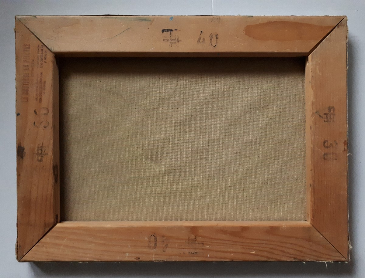 Carl Walter LINER (1914-1997) huile sur toile paysage rivière-photo-6