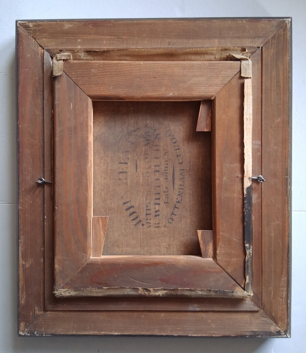 Huile sur toile paysage scène pastorale seconde moitié 19ème-photo-7