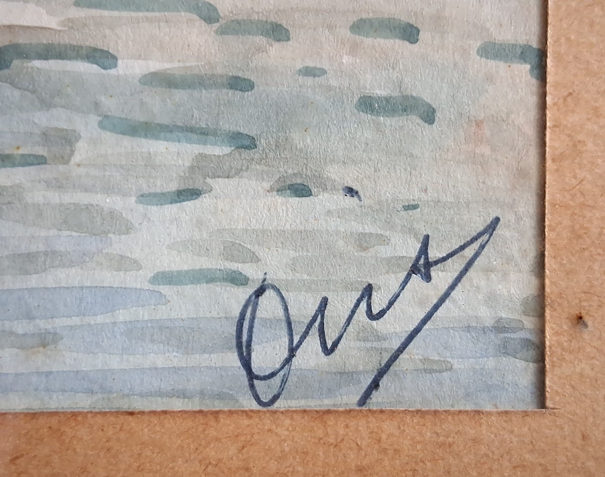 Aquarelle vue de Venise le Palais des Doges-photo-5