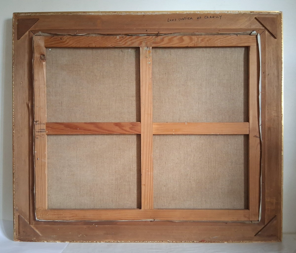 Oil On Canvas Marine Scene Harbor Boats At The Dock Louis Contier Known As Carelly-photo-7