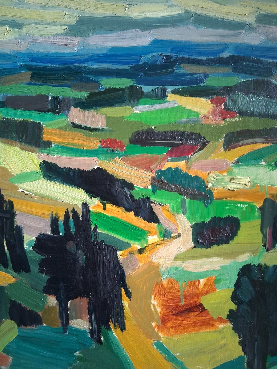 Jean-baptiste Muratore (1915-1977) Oil On Canvas Landscape-photo-4