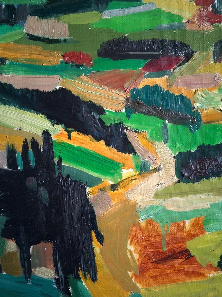 Jean-baptiste Muratore (1915-1977) Oil On Canvas Landscape-photo-3