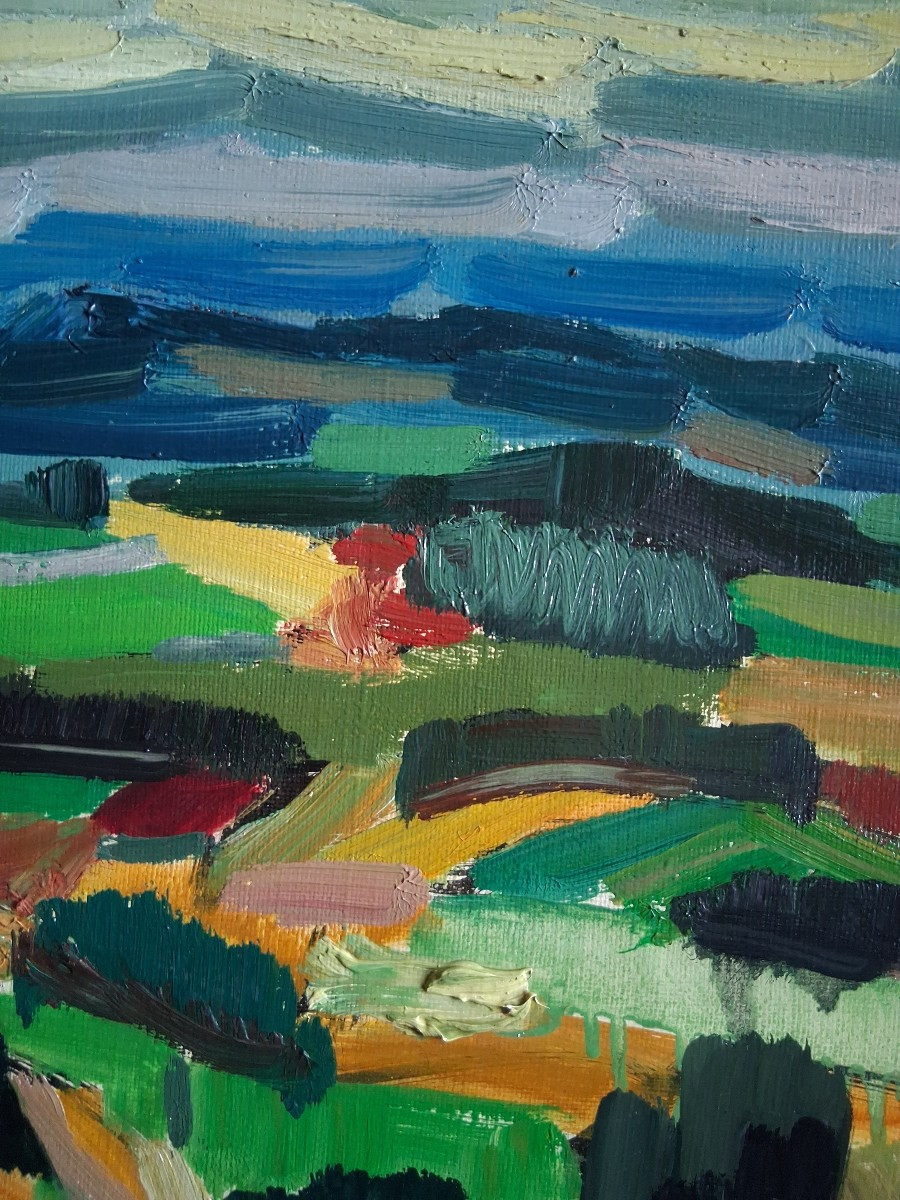 Jean-baptiste Muratore (1915-1977) Oil On Canvas Landscape-photo-5