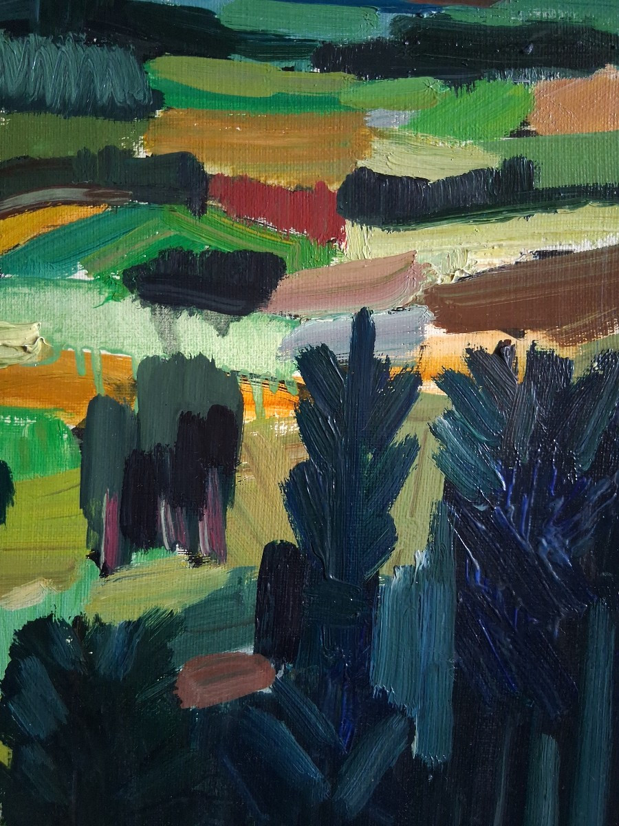 Jean-baptiste Muratore (1915-1977) Oil On Canvas Landscape-photo-6