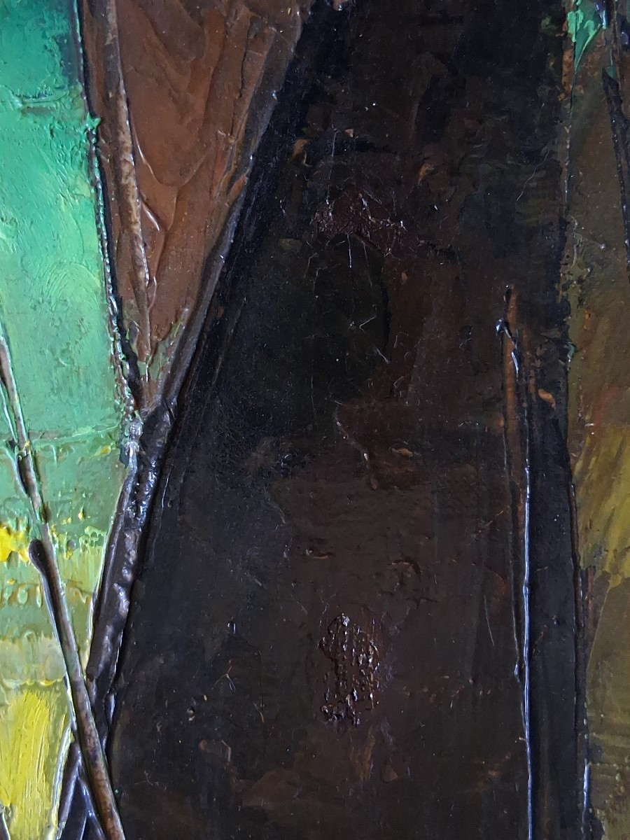 Alberto STEINMANN (1907-2002) huile sur toile marine port voiliers pays basque-photo-6