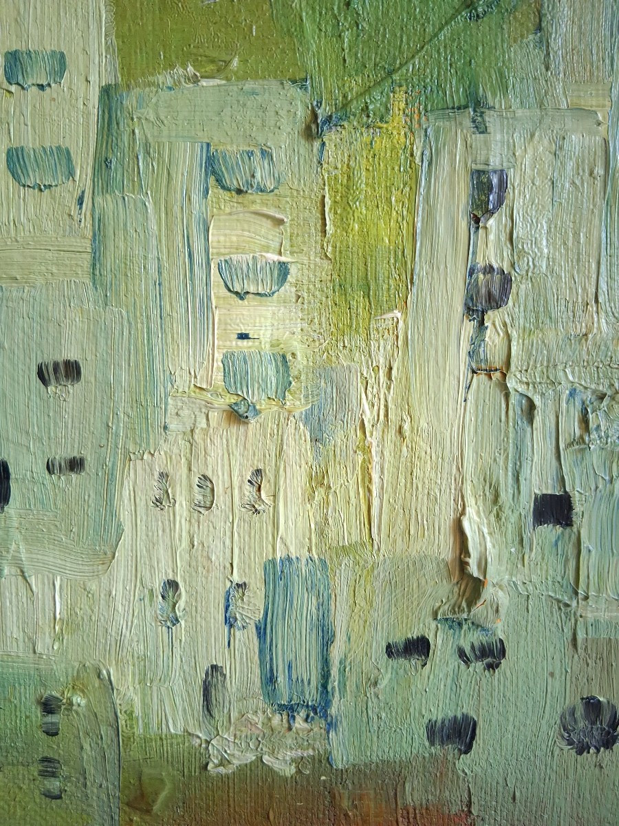 Oil On Panel North African City Hans Krumlinde-photo-2