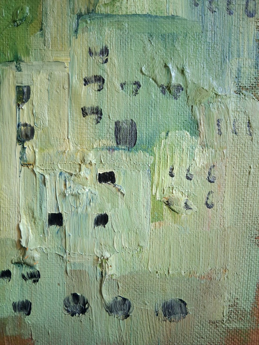 Oil On Panel North African City Hans Krumlinde-photo-3