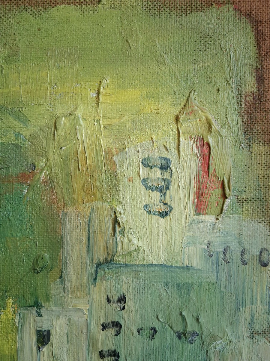 Oil On Panel North African City Hans Krumlinde-photo-6