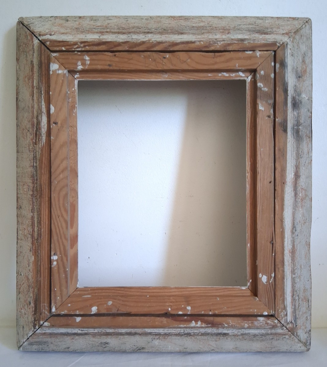 Cadre Montparnasse en bois sculpté format 3F pour tableau 27 X 22 cm-photo-2