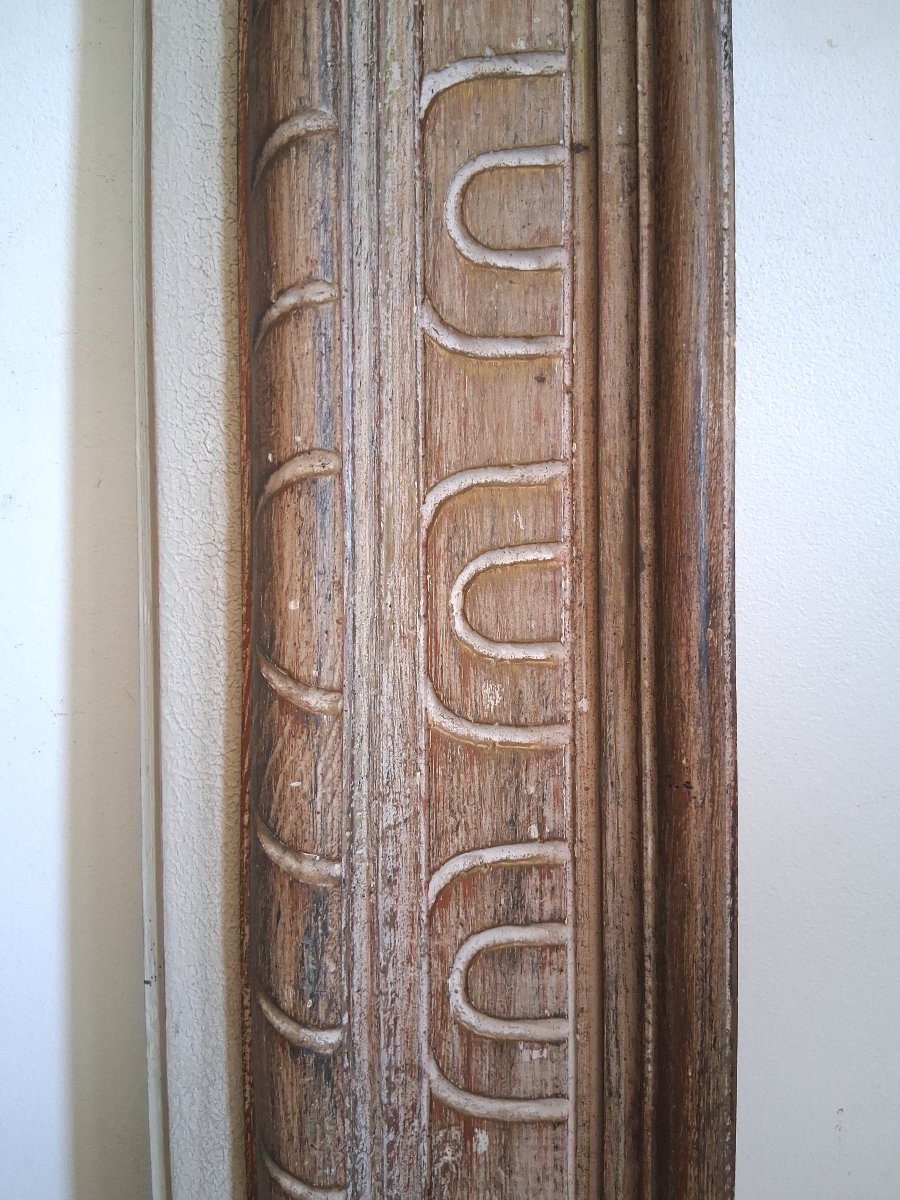 Montparnasse Carved Wooden Frame Size 12p For A 61 X 46 Cm Painting-photo-1