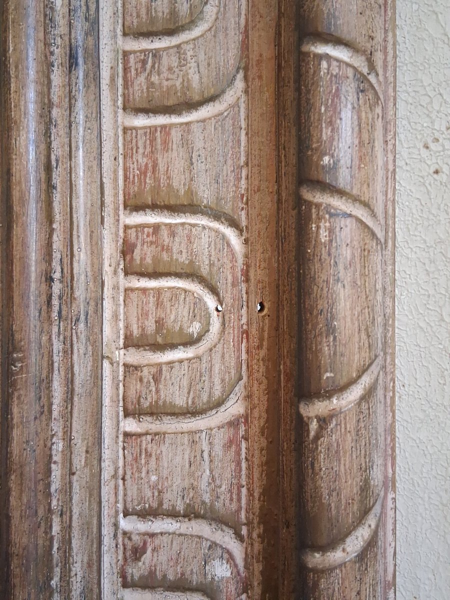 Montparnasse Carved Wooden Frame Size 12p For A 61 X 46 Cm Painting-photo-3