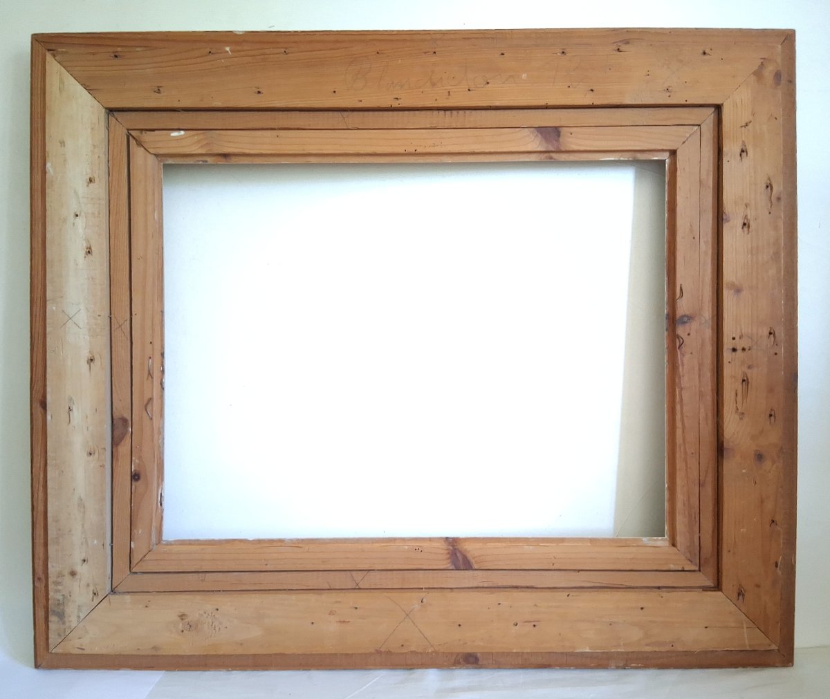 Montparnasse Carved Wooden Frame Size 12p For A 61 X 46 Cm Painting-photo-5