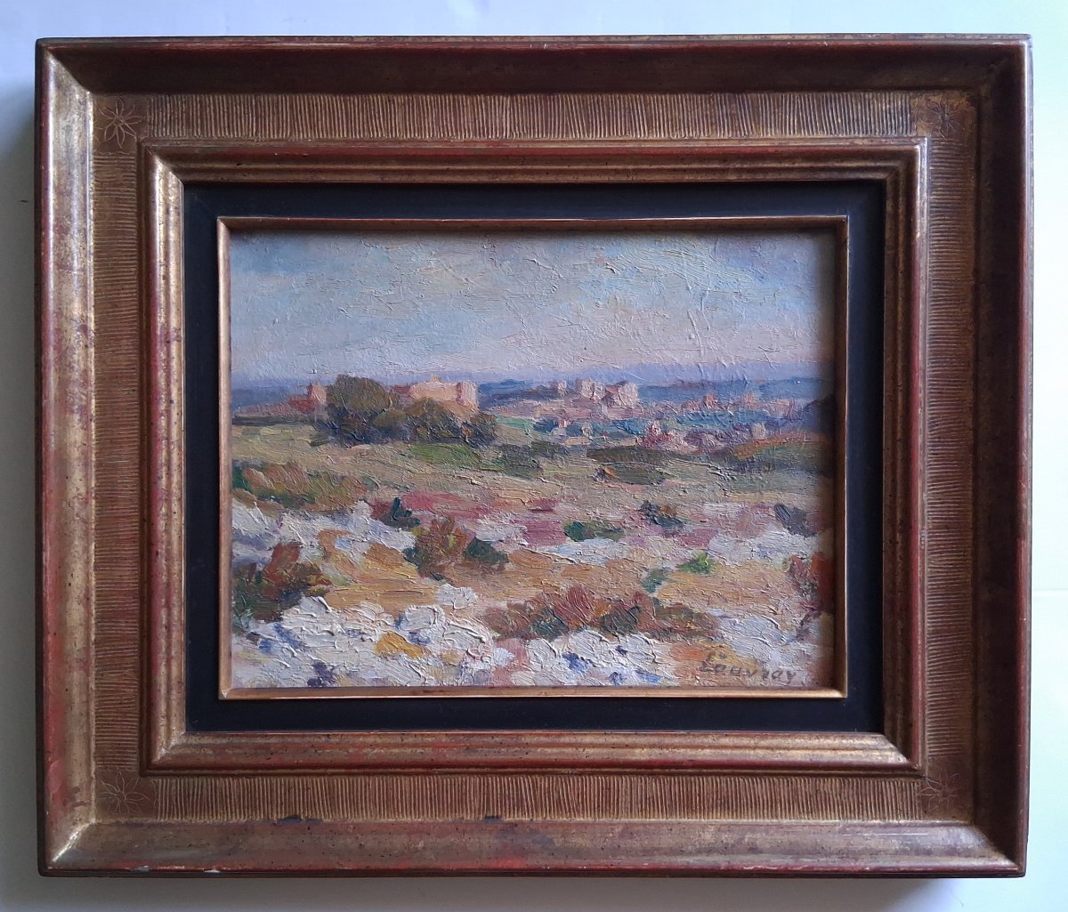 Abel Lauvray (1870–1950) Fort Saint-andré Villeneuve-lès-avignon Oil On Canvas