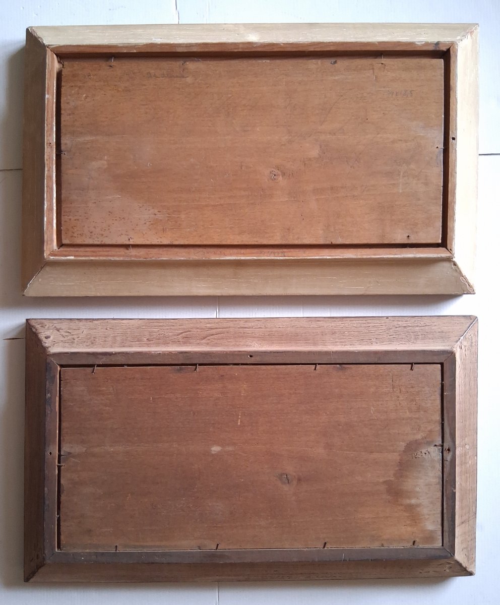 Maurice Proust (1867–1944) Pair Of Coastal Seascapes Oil On Wood-photo-8