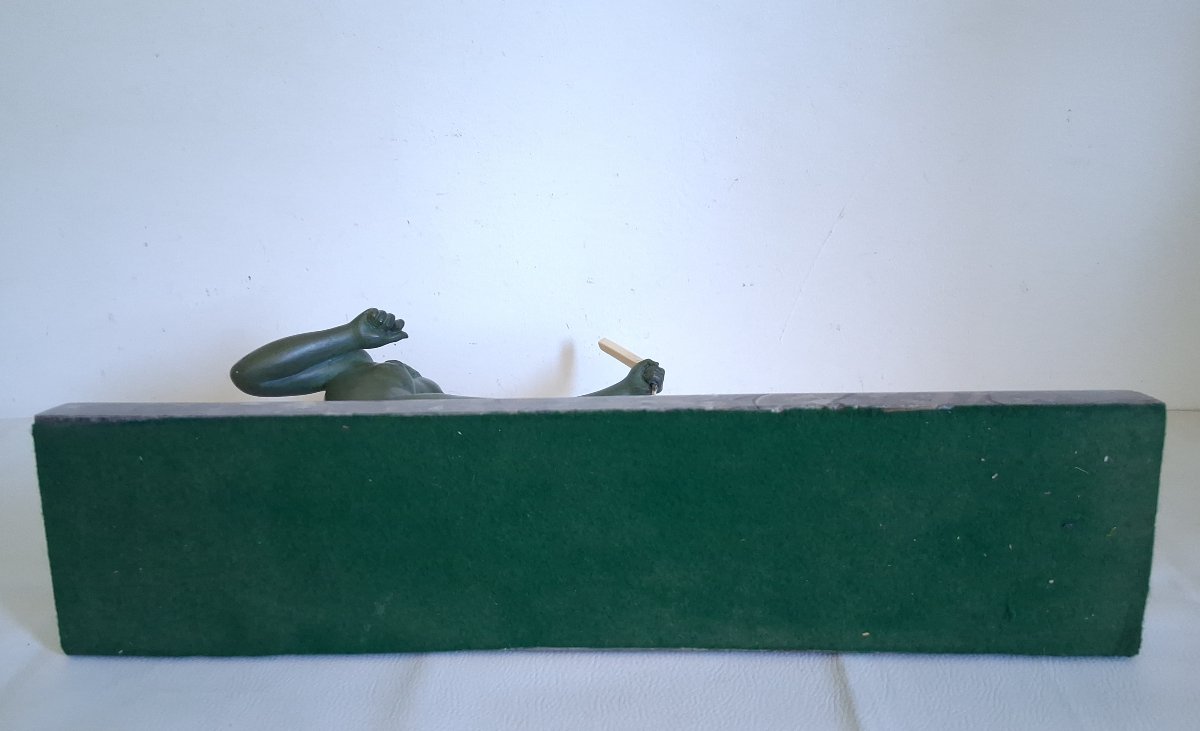 Diana The Huntress Sculpture 1930 Art Deco Oudine Alexandre Ouline-photo-7