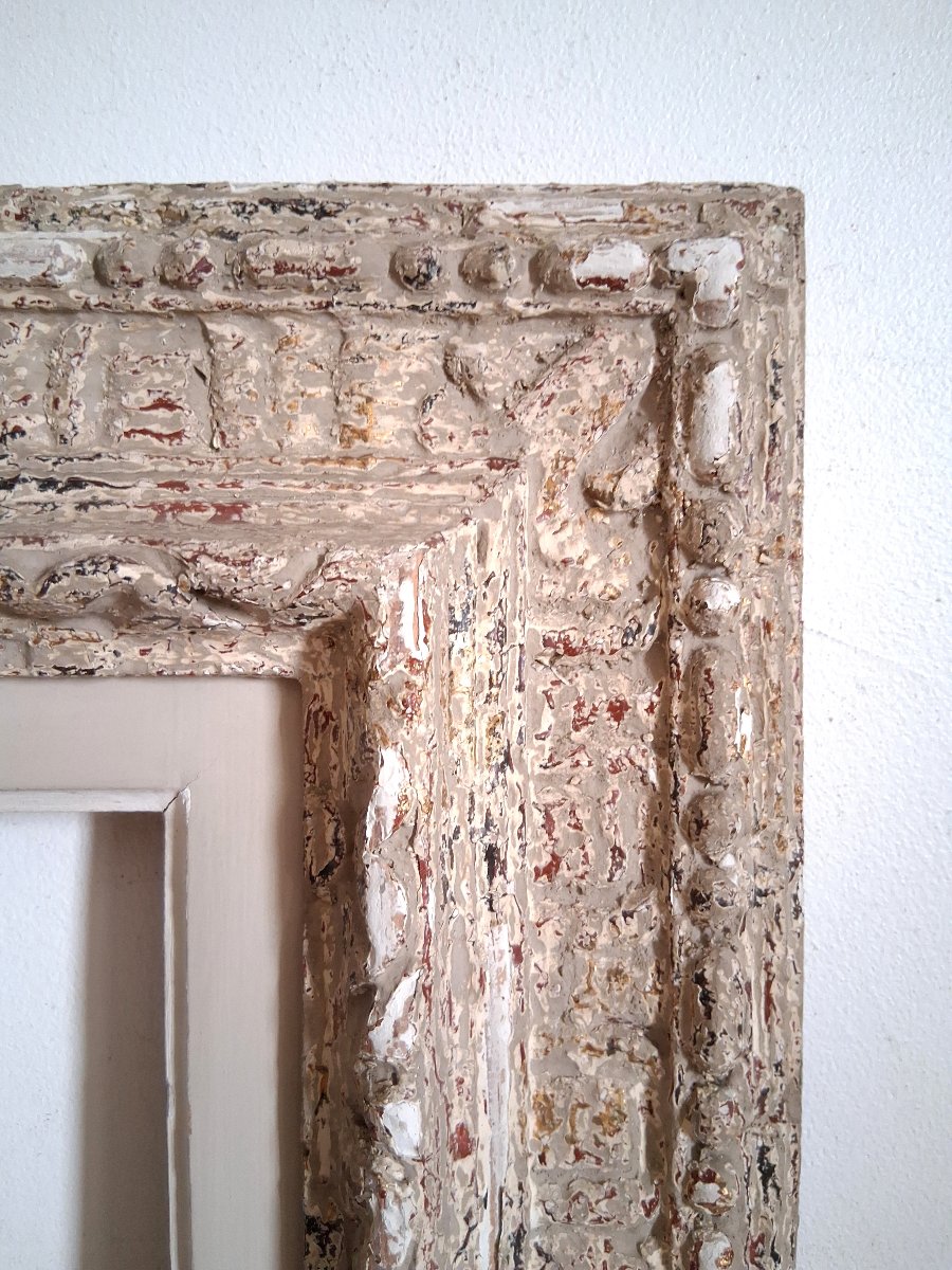 Cadre Montparnasse en bois sculpté format 10F pour tableau 55 X 46 cm-photo-2