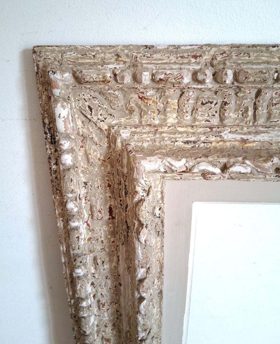 Cadre Montparnasse en bois sculpté format 10F pour tableau 55 X 46 cm-photo-3