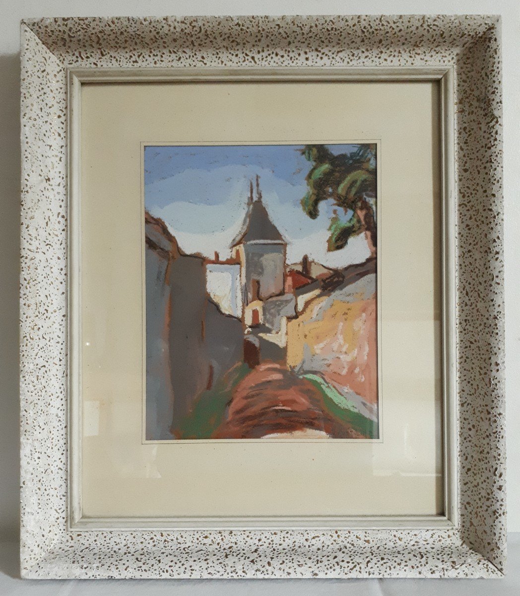 Michel Petrovitch Kretiline (born In 1875) Russian School Gouache Landscape-photo-2