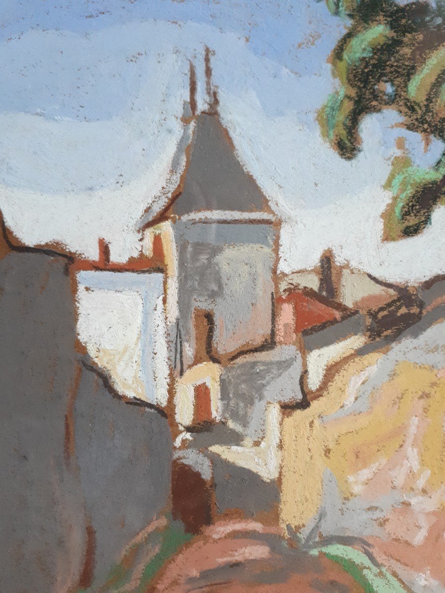 Michel Petrovitch Kretiline (born In 1875) Russian School Gouache Landscape-photo-3