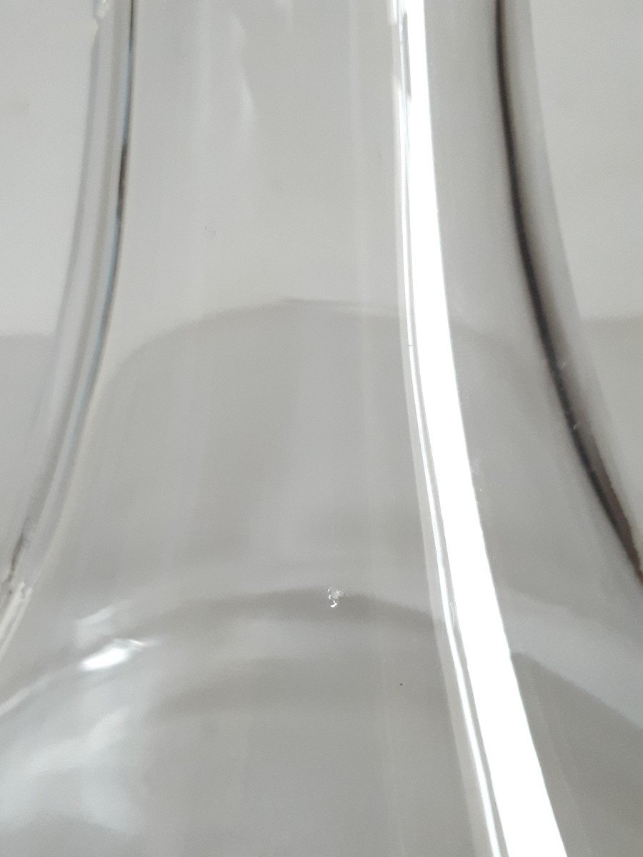 Riedel Wine Decanter Mesa Collection In Crystal And Silver Metal-photo-6