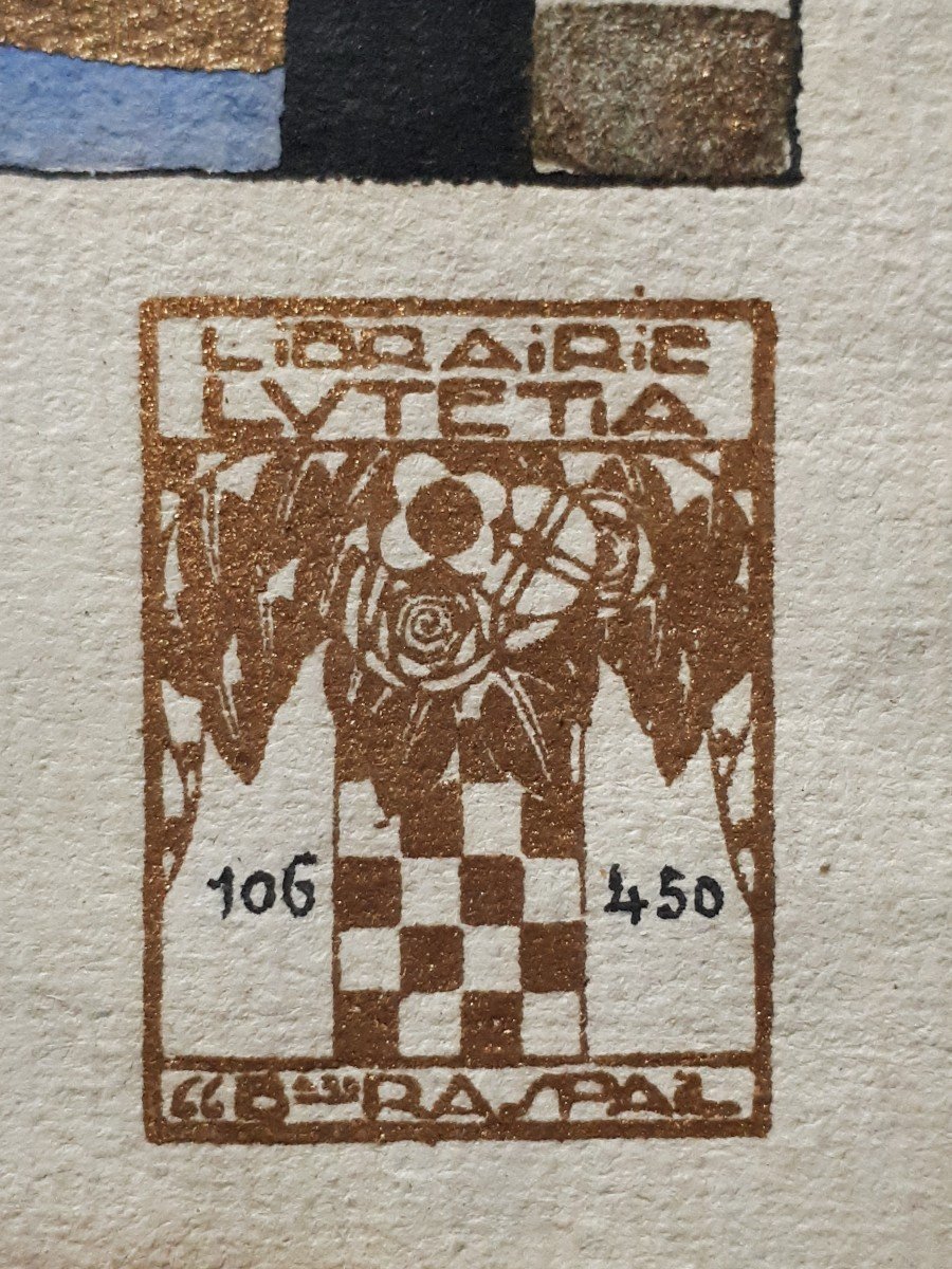 José De Andrada Lithograph Stencil - Permissionnaire - Early 20th Century-photo-6