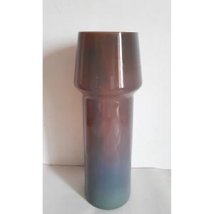 Zbigniew HORBOWY (1935-2019) vase en verre design Sudety Pologne