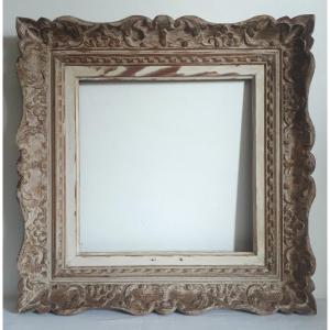 Montparnasse Frame In Carved Wood For 33 X 33 Cm Painting