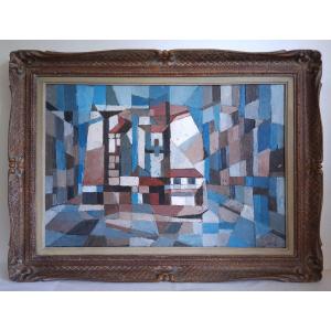 Gabrielle Ohl (1928–2002) Oil On Canvas Abstract Composition