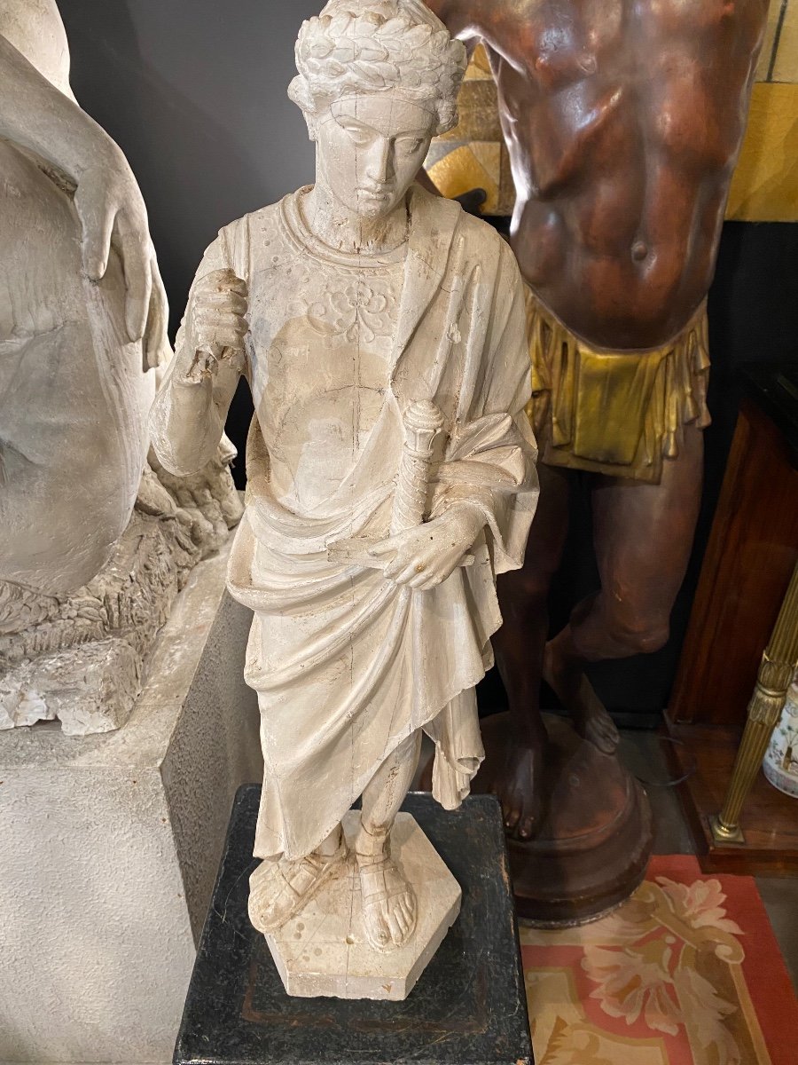Pairs Of Statue, In Plâtre , Neoclassical Of Studies-photo-2