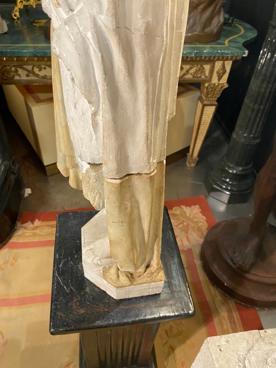 Pairs Of Statue, In Plâtre , Neoclassical Of Studies-photo-1