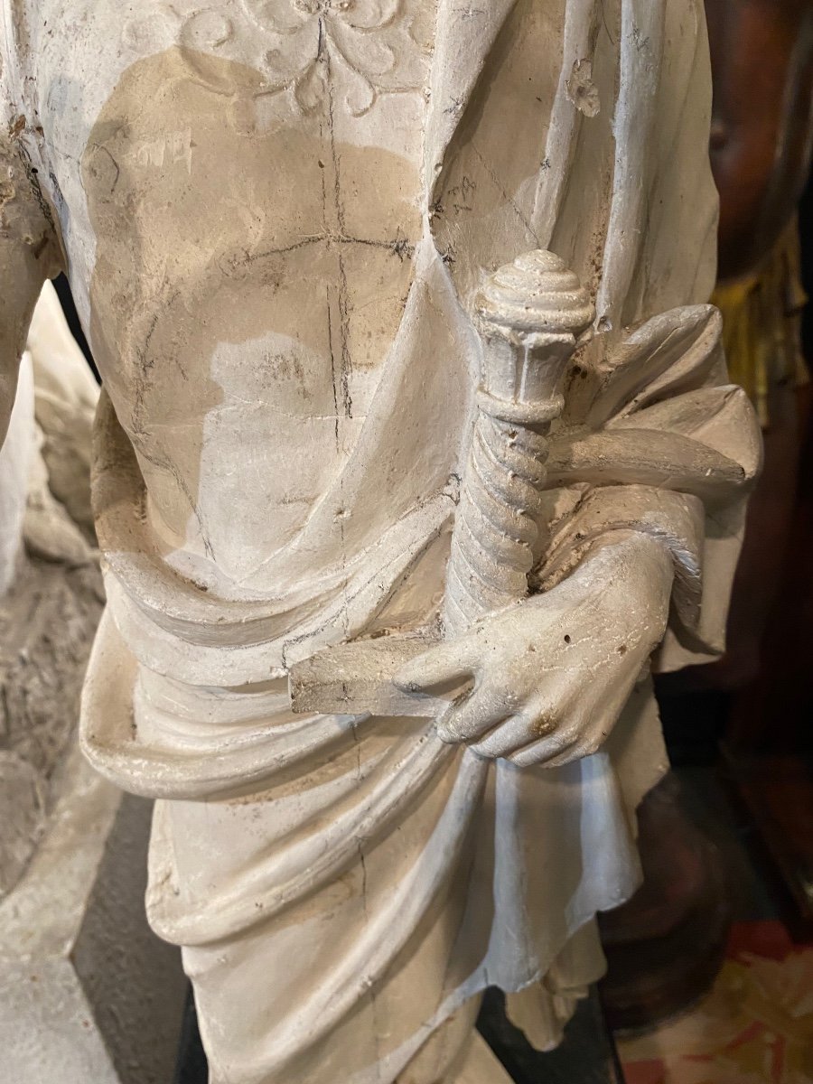 Pairs Of Statue, In Plâtre , Neoclassical Of Studies-photo-5