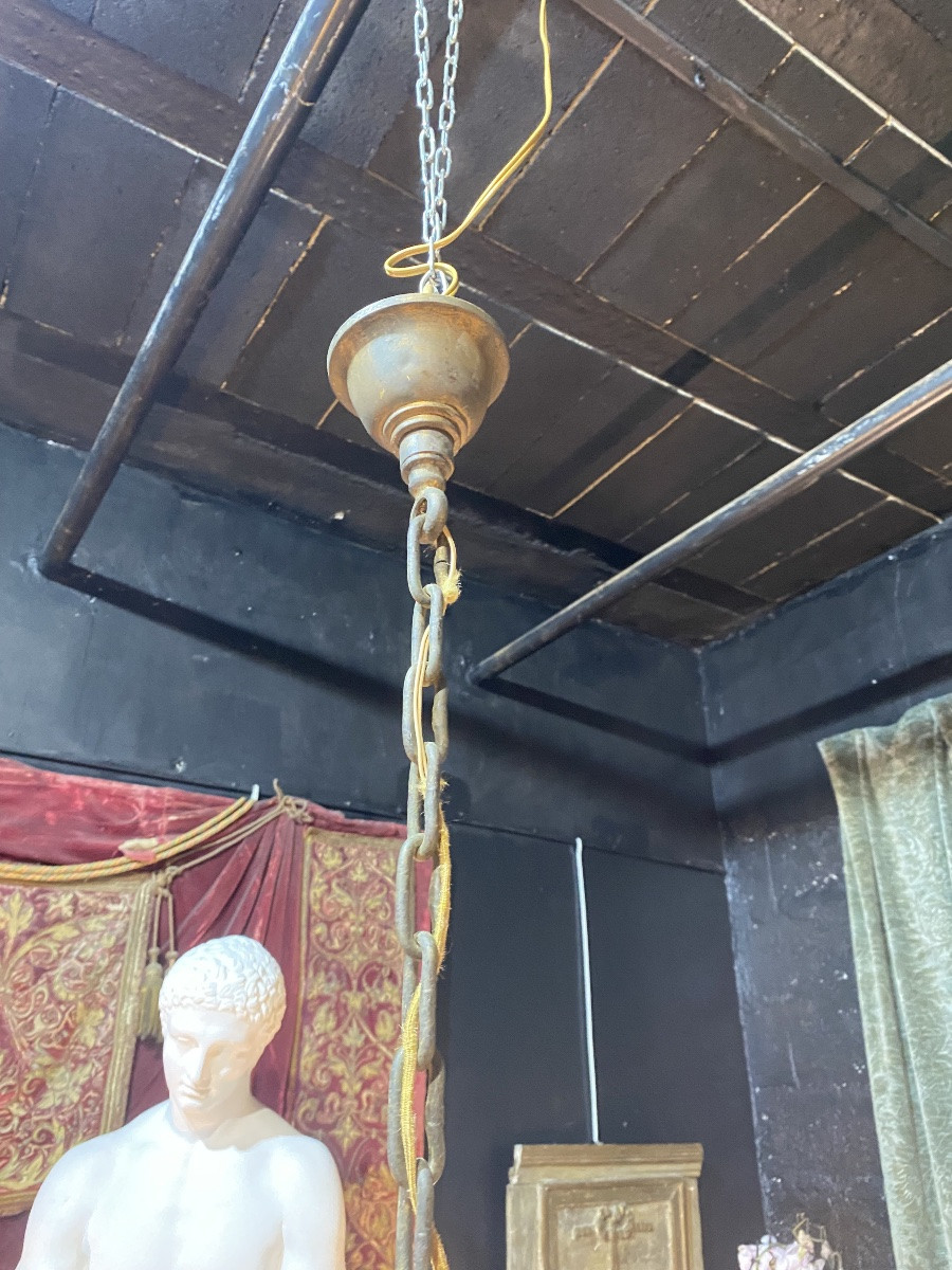 Lantern, Ardeco, Iron, Gold-photo-3