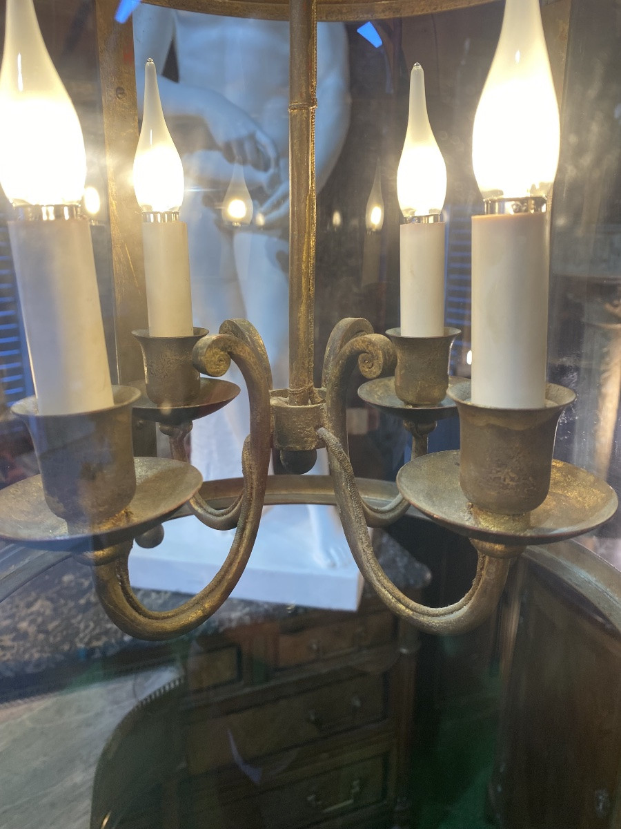 Lantern, Ardeco, Iron, Gold-photo-1