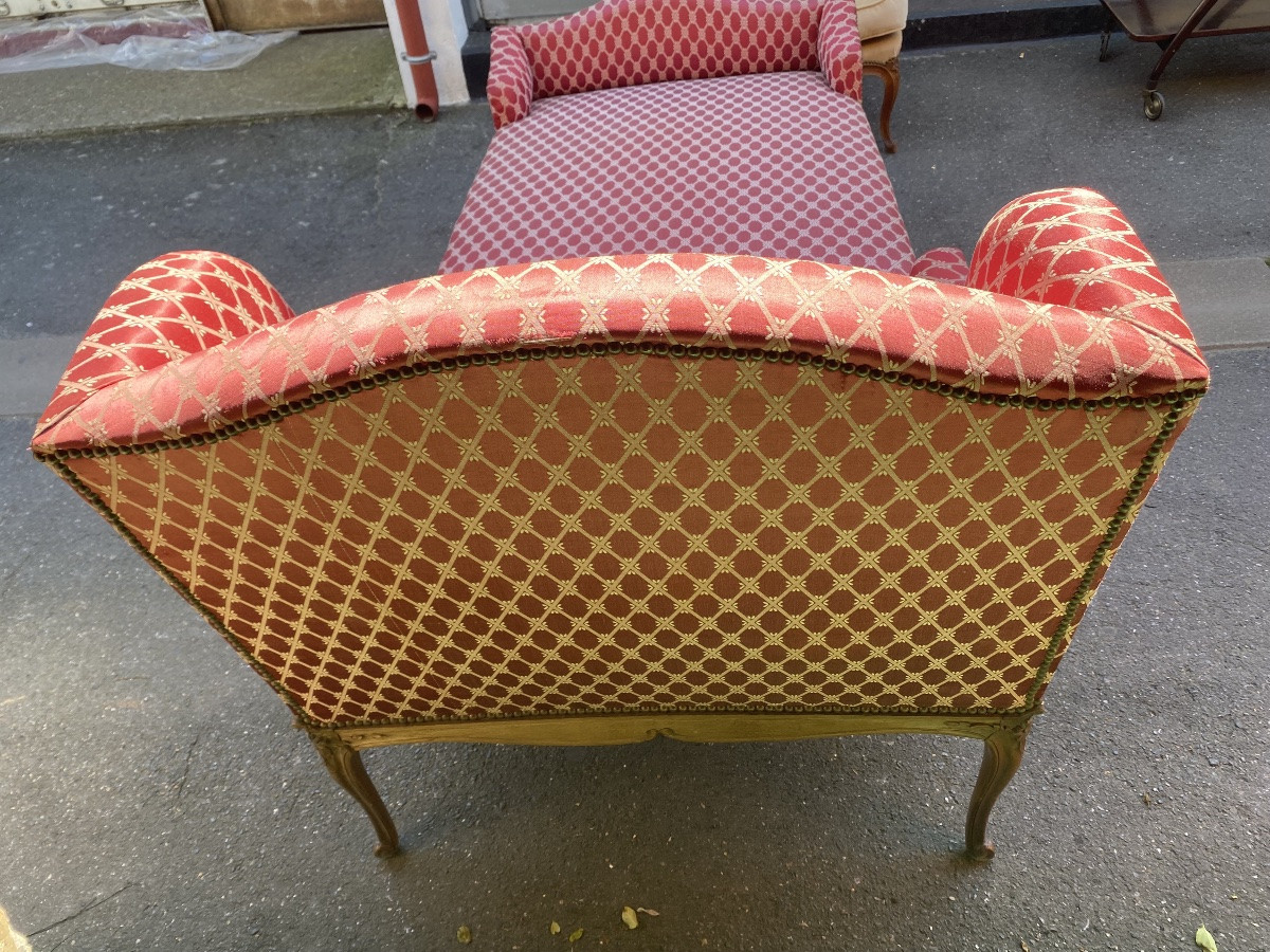 Chaise, longue de Style, Louis XV-photo-2