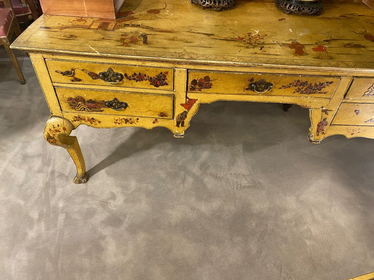 Bureau Laqué Chine Hollandais