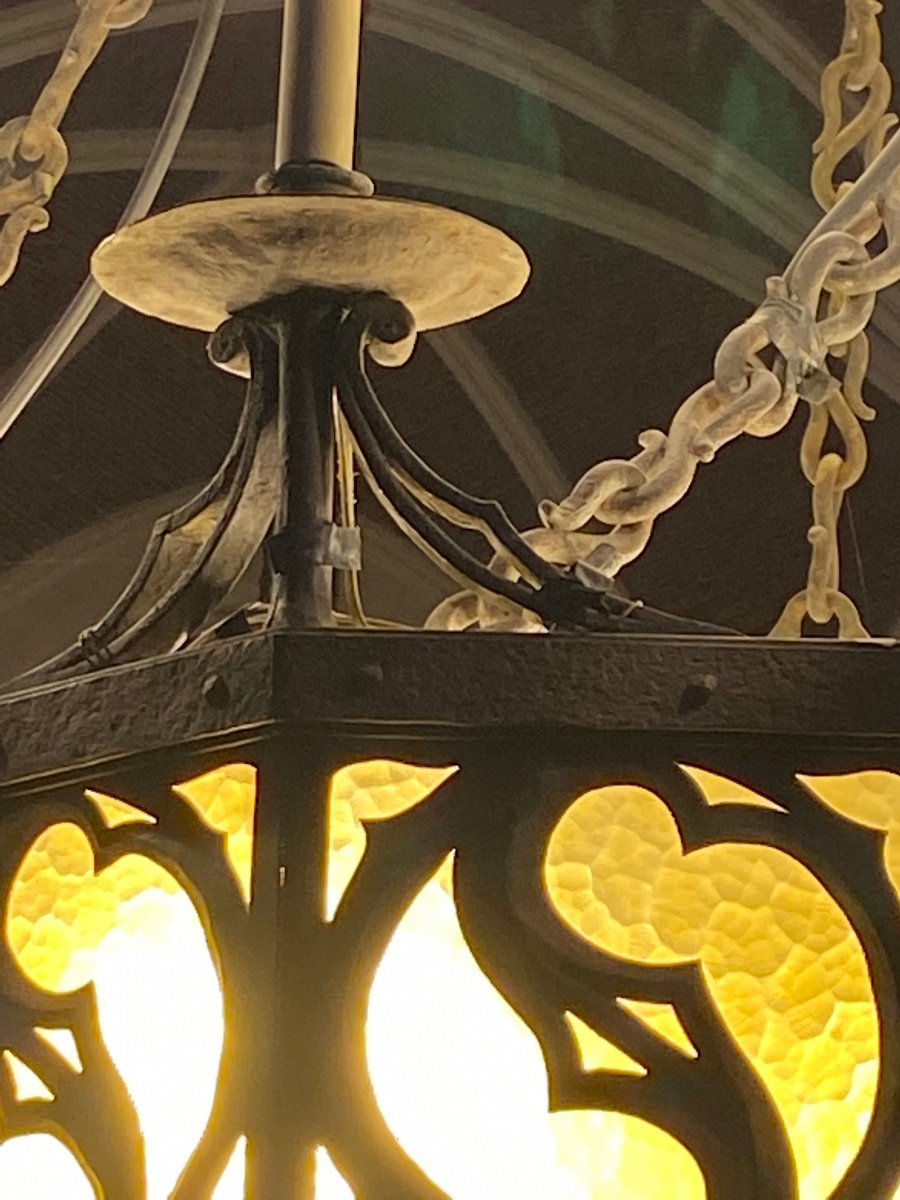 Lustre En Fer Gothique-photo-6