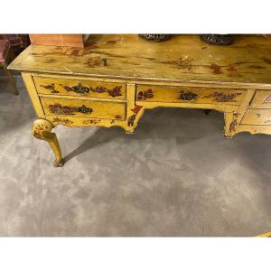 Bureau Laqué Chine Hollandais