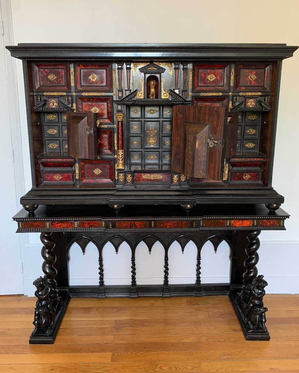 Flemish Cabinet, Late 17th Century-photo-4