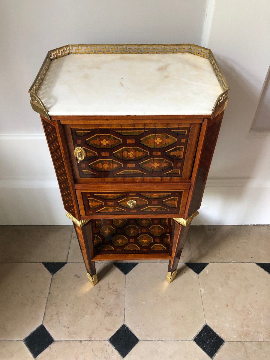 Petite table Louis XVI attribuée à Carlin-photo-3