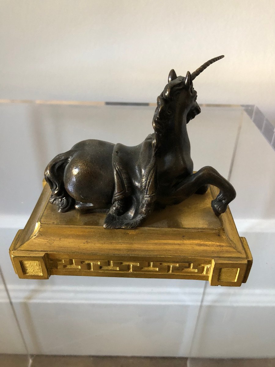 Paire de licornes d’époque Louis XVI-photo-1